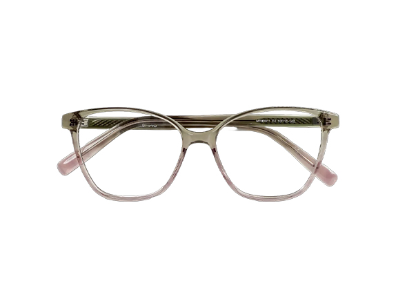 Clear progressive lens eyeglasses